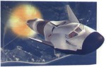 Artist rendering of a private space ship.