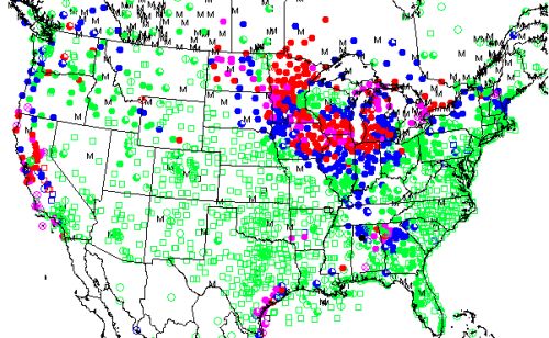 The weather in the Chicago area is similar to New England... not.